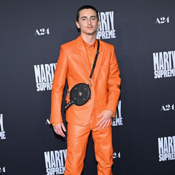 8 décembre 2025.
Projection de 'Marty Supreme' au Academy Theatre, Los Angeles, CA. USA
Ici, Timothée Chalamet. 

Photo : AGENCE / BESTIMAGE