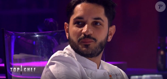Merouan lors du cinquième épisode de "Top Chef" saison 10, diffusé le 6 mars 2019 sur M6.
