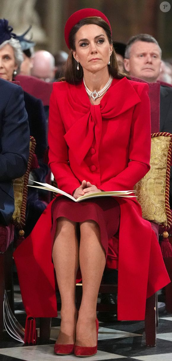 Catherine (Kate) Middleton, princesse de Galles - La famille royale d'Angleterre célèbre le 76ème Commonwealth Day à l'abbaye de Westminster à Londres le 10 mars 2025. Julien Burton / Bestimage
