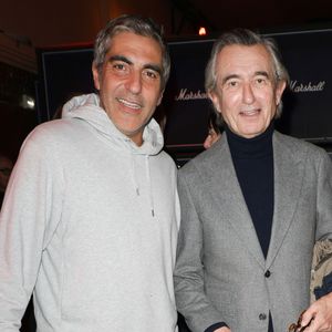 Exclusif - Ary Abittan et Philippe Douste-Blazy - Célébrités assistent au spectacle "Authentique" de Ary Abittan à la Cigale à Paris les 18, 19, 22 et 23 février 2025. © Coadic Guirec/Bestimage