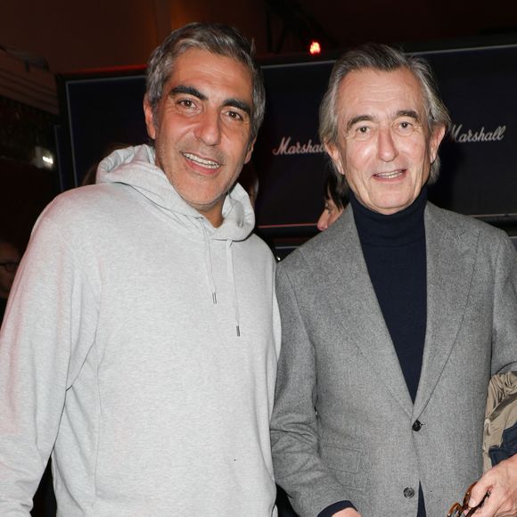 Exclusif - Ary Abittan et Philippe Douste-Blazy - Célébrités assistent au spectacle "Authentique" de Ary Abittan à la Cigale à Paris les 18, 19, 22 et 23 février 2025. © Coadic Guirec/Bestimage