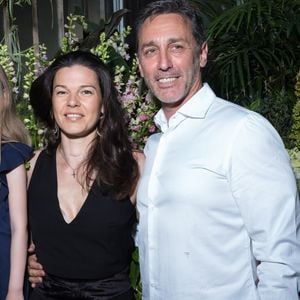 Daniel Ducret, sa compagne Kelly-Marie Lancien - Défilé Alter Designs mode homme printemps-été 2020, le premier défilé de Pauline Ducruet dans le cadre de la Fashion Week de Paris à la Cartonnerie à Paris le 18 juin 2019. © Cyril Moreau/Bestimage