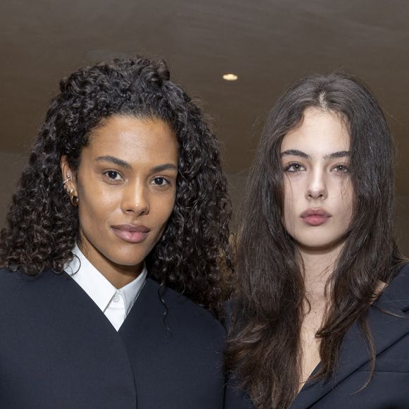 Tina Kunakey, Deva Cassel - Remise de la médaille du "Chevalier de l'Ordre des Arts et des Lettres" au créateur Simon Porte Jacquemus des mains de la rédactrice de l'édition américaine de Vogue Anna Wintour au siège de la marque Jacquemus à Paris, France, en marge de la mode femme automne / hiver lors de la Fashion Week de Paris (PFW). © Olivier Borde/Bestimage