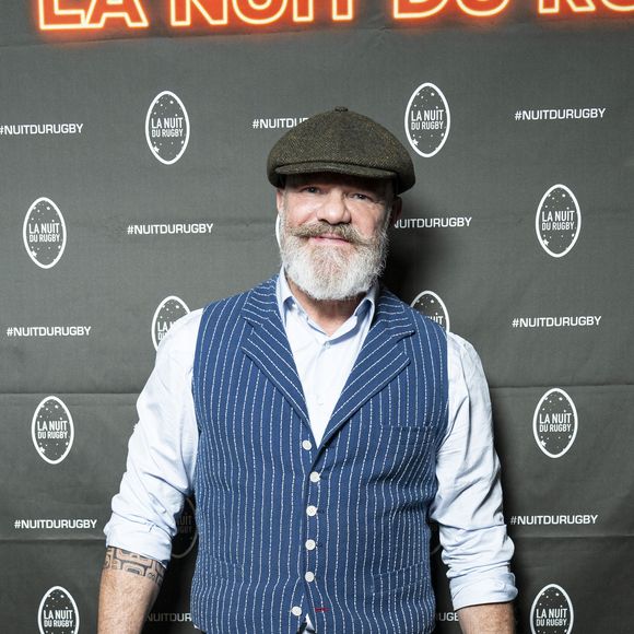 Philippe Etchebest - Soirée de la 19ème édition de la Nuit du Rugby à l'Olympia, Paris le 20 novembre 2023.© Pierre Perusseau/Bestimage