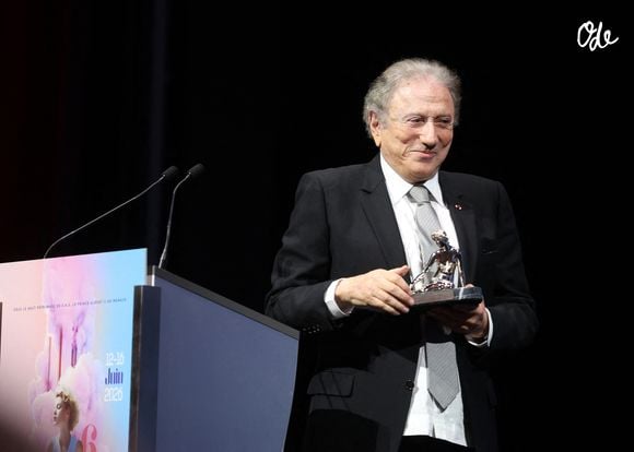 Michel Drucker lors de la cérémonie d'ouverture de la 65ème édition du Festival TV De Monte Carlo, le 12 juin 2026. © Denis Guigenbourg / Bestimage