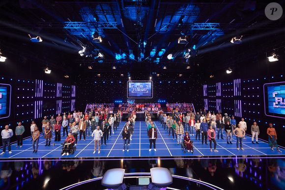 Exclusif - Les 100 candidats - Enregistrement de l'émission "The Floor", présentée par Cyril Féraud et diffusée le 28 décembre sur France 2. Le 23 octobre 2024
© Cyril Moreau / Bestimage