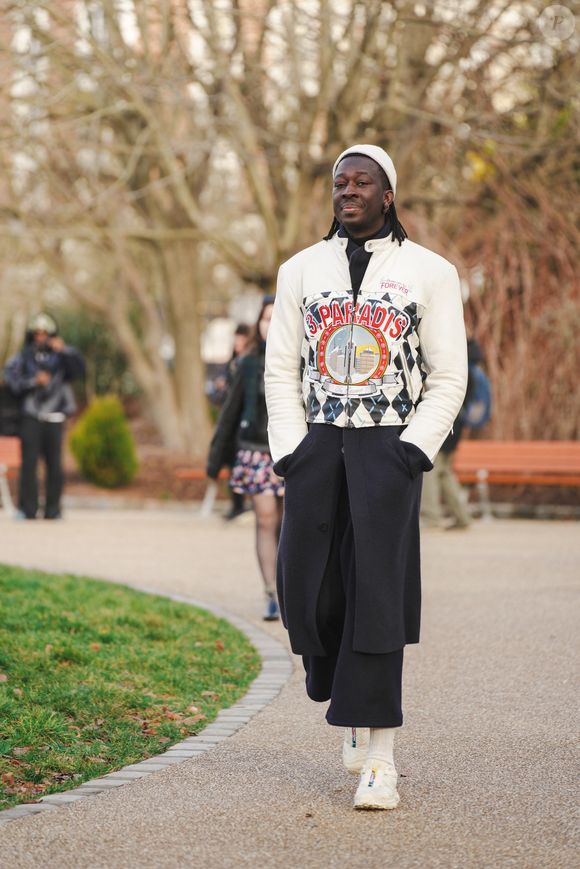 Info - Mory Sacko (Top Chef) et sa femme Emilie seront bientôt parents pour la deuxième fois - Mory Sacko assiste au défilé 3.Paradis Menswear Fall/Winter 2026-2027 dans le cadre de la semaine de la mode à Paris le 21 janvier 2026 à Paris, France.

UTILISATION ÉDITORIALE UNIQUEMENT
© Lucia Sabatelli / Bestimage