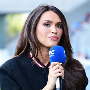 Diane Leyre - Célébrités lors du match de gala caritatif entre l'équipe de Nico Capone et celle de Redouane Bougheraba au profit des fondations Théodora et Terres d'espoir en faveur des enfants hospitalisés et des personnes en difficulté au stade de la Tuiliere à Lausanne en Suisse le 6 Septembre 2025. © Romain Doucelin/Bestimage