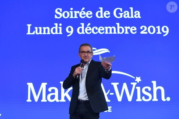 Exclusif - Christophe Dechavanne - Les célébrités assistent au dîner de gala de l'association "Make a wish" au Pavillon Potel et Chabot à Paris. Le 9 décembre 2019 © Rachid Bellak / Bestimage