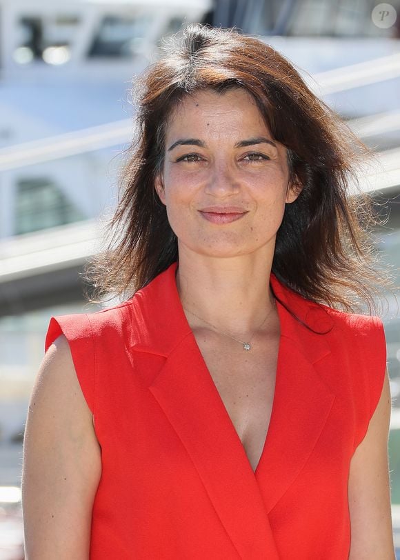 Fanny Gilles pour la série télévisée "Sam" au photocall du quatrième jour du festival international du film de La Rochelle, France, le 15 septembre 2018. © Patrick Bernard/Bestimage