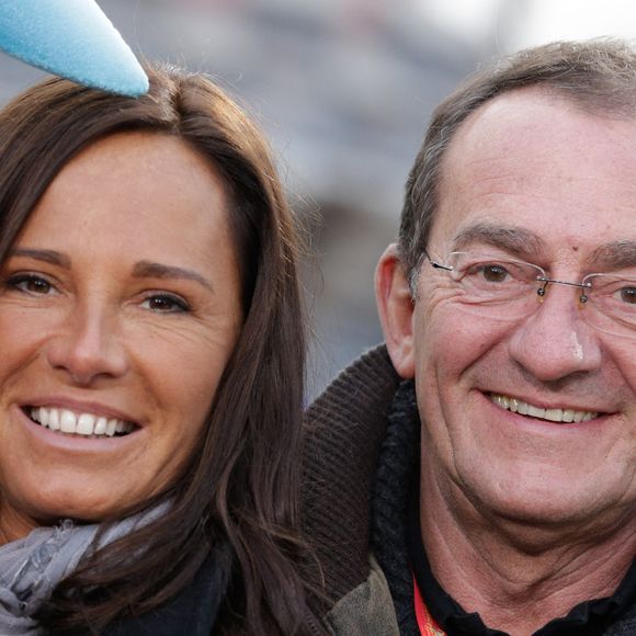 Jean-Pierre Pernaut et Nathalie Marquay célèbrent le 20e anniversaire de Disneyland Paris, à Marne-La-Vallée, près de Paris, France, le 23 mars 2013. Photo par ABACAPRESS.COM