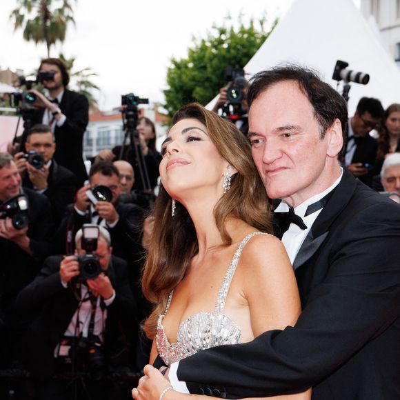 Daniella Tarantino et son mari Quentin Tarantino - Montée des marches du film « Partir un jour » pour la cérémonie d’ouverture du 78ème Festival International du Film de Cannes, au Palais des Festivals à Cannes. Le 13 mai 2025
© Jacovides-Moreau / Bestimage