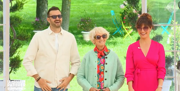 Cyril Lignac, Mercott et Laetitia Milot dans "Le Meilleur Pâtissier"