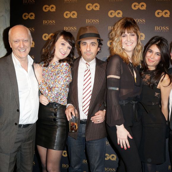 Nicolas Domenach, Mathilde terrier, Ariel Wizman, Daphne Burki, Emilie Tran Nguyen et Sebastien Knafo assistant aux GQ Men of the Year 2015 Awards tenus à l'hôtel Shangri-La à Paris, France, le 20 janvier 2016. Photo by Jerome Domine/ABACAPRESS.COM
