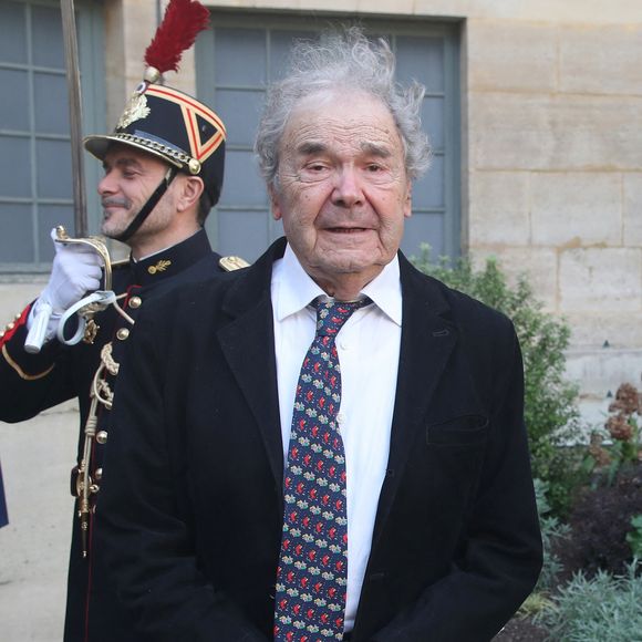 Pierre Perret - Réception de Sylviane Agacinski à l'Académie Française à Paris le 14 Mars 2024. La philosophe Sylviane Agacinski a fait son entrée ce jeudi à l’Académie française. Onzième femme de l’histoire à intégrer l’institution, elle avait été élue en juin 2023. © Bertrand Rindoff / Bestimage