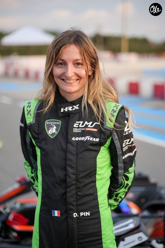 Doriane Pin lors de la 11ème édition du Marathon Jules Bianchi sur le Circuit Paul Ricard au Castellet, France, le 2 octobre 2026. © Anne-Sophie Guebey/Bestimage