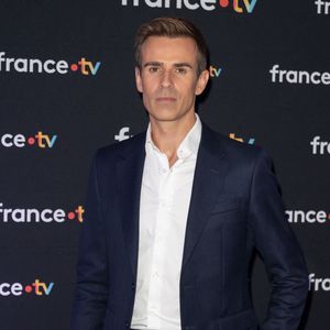 Jean-Baptiste Marteau participe à la conférence de presse du Téléthon 2025 à France Télévision, le 6 novembre 2025 à Paris, en France. Photo : Nasser Berzane/ABACAPRESS.COM