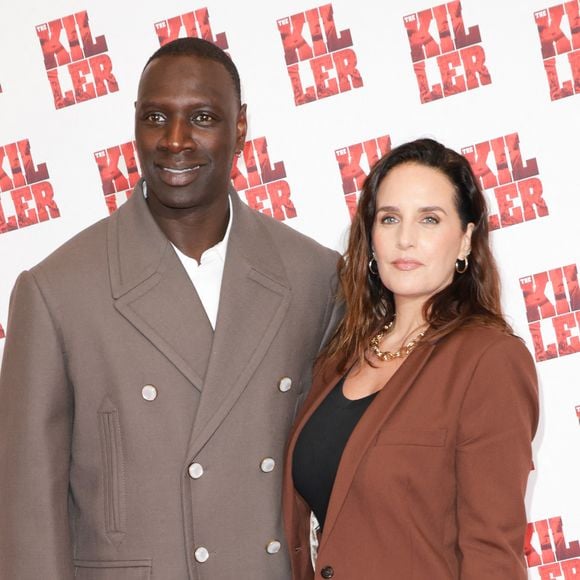 Omar Sy et Hélène Sy - Avant-première du film "The Killer" au cinéma Pathé Palace à Paris © Coadic Guirec / Olivier Borde / Bestimage