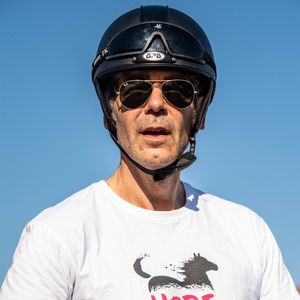 Exclusif - Xavier de Moulins lors de la Route Eiffel de la 9ème édition du "Longines Paris Eiffel Jumping" au Champ de Mars à Paris, France, le 23 juin 2023. © Perusseau-Veeren/Bestimage