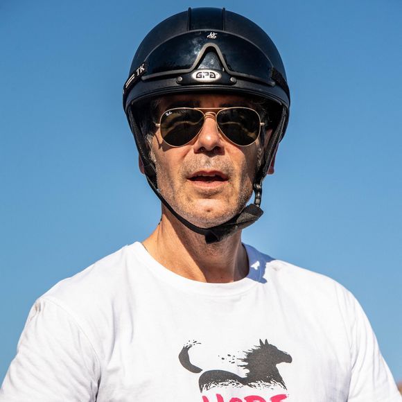 Exclusif - Xavier de Moulins lors de la Route Eiffel de la 9ème édition du "Longines Paris Eiffel Jumping" au Champ de Mars à Paris, France, le 23 juin 2023. © Perusseau-Veeren/Bestimage