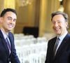 Le présentateur a accordé une interview à "Télé Loisirs"
Exclusif - Stéphane Bern et son compagnon Yori Bailleres . M.Drucker reçoit la médaille de Commandeur de la Légion d’honneur par le président de la République Française Emmanuel Macron au palais de l'Elysée à Paris, le 13 février 2025. © Guillaume Gaffiot / Bestimage