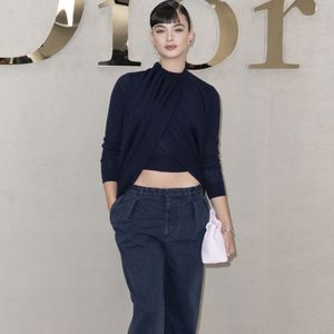 Deva Cassel au photocall au défilé Christian Dior Collection Femme Prêt-à-Porter Printemps/Eté 2026 lors de la Fashion Week de Paris (PFW), dans le Jardin des Tuileries, à Paris, France, le 1er octobre 2025. © Olivier Borde/Bestimage