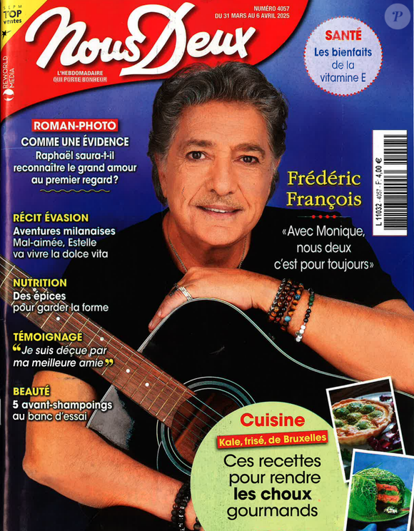 Couverture du magazine Nous Deux.