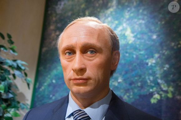 La sculpture de cire du président russe Vladimir Poutine au musée de cire Grévin le 18 mai 2021 à Paris, France. Photo by Nasser Berzane/ABACAPRESS.COM