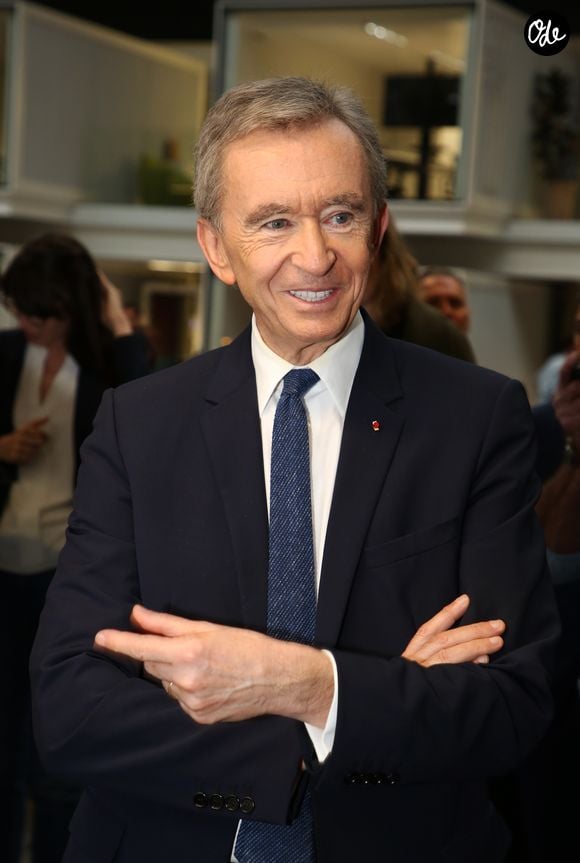 Bernard Arnault - Inauguration de "La maison des Startups LVMH" à la station F à Paris le 9 avril 2018. © Denis Guignebourg/Bestimage