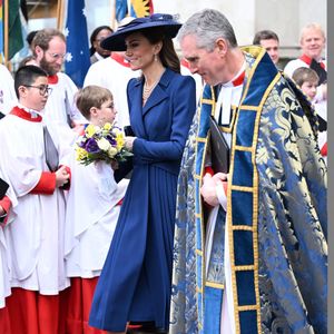 Catherine - Princesse de Galles quitte le service annuel de célébration du Jour du Commonwealth à l'Abbaye de Westminster, Londres. Backgrid UK/ Bestimage