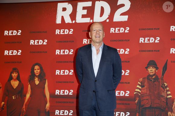 Bruce Willis lors du photocall du film "Red 2" a l'hotel Mandarin Oriental a Munich. Le 24 juillet 2013.
API / BESTIMAGE