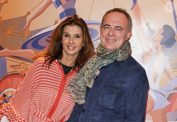Christophe Delay avec sa femme Catherine (Cathy) au photocall de la générale du spectacle "Tempo" du Cirque d'Hiver Bouglione à Paris, France, le 18 octobre 2025. © Coadic Guirec/Bestimage