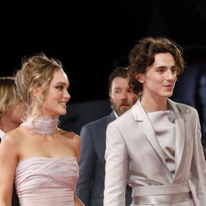 Lily-Rose Depp et Timothée Chalamet - Tapis rouge du film "The King" lors du 76ème festival international du film de Venise, la Mostra, le 2 septembre 2019. © Future-Image via ZUMA Press/Bestimage