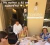 Elles étaient toutes les trois présentes afin de célébrer les 92 ans de Doina Trandabur, la mère de Michèle Laroque et grand-mère d'Oriane Deschamps.

La story Instagram de Michèle Laroque qui fête les 92 ans de sa mère avec sa fille Oriane Deschamps samedi 4 juillet 2026 - Instagram