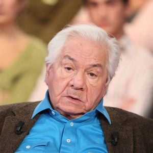 Michel Galabru lors de l'enregistrement de l'émission Vivement Dimanche a Paris, France, le 9 janvier 2008. Photo Max Colin/ABACAPRESS.COM