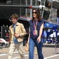 Charlotte Casiraghi avec son fils Raphaël (11 ans), qu'elle a eu avec Gad Elmaleh : il a sacrément grandi et vibre pour le Grand Prix de Monaco