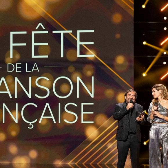 Exclusif - André Manoukian, Laury Thilleman - Enregistrement de l'émission "La fête de la chanson française" à Paris, présentée par L.Thilleman et A.Manoukian, et diffusée le 20 décembre sur France 3
© Pierre Perusseau / Bestimage