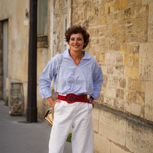 Ines de la Fressange arrives at the Patou SS25 Rose show as part of Paris Fashion Week on June 27, 2024 in Paris, France.

© Lucia Sabatelli / Bestimage