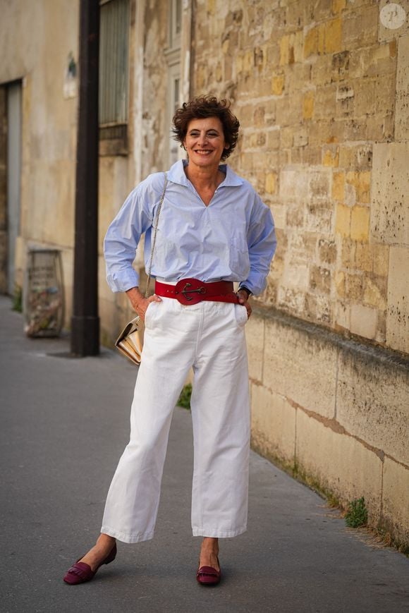 Ines de la Fressange arrives at the Patou SS25 Rose show as part of Paris Fashion Week on June 27, 2024 in Paris, France.

© Lucia Sabatelli / Bestimage