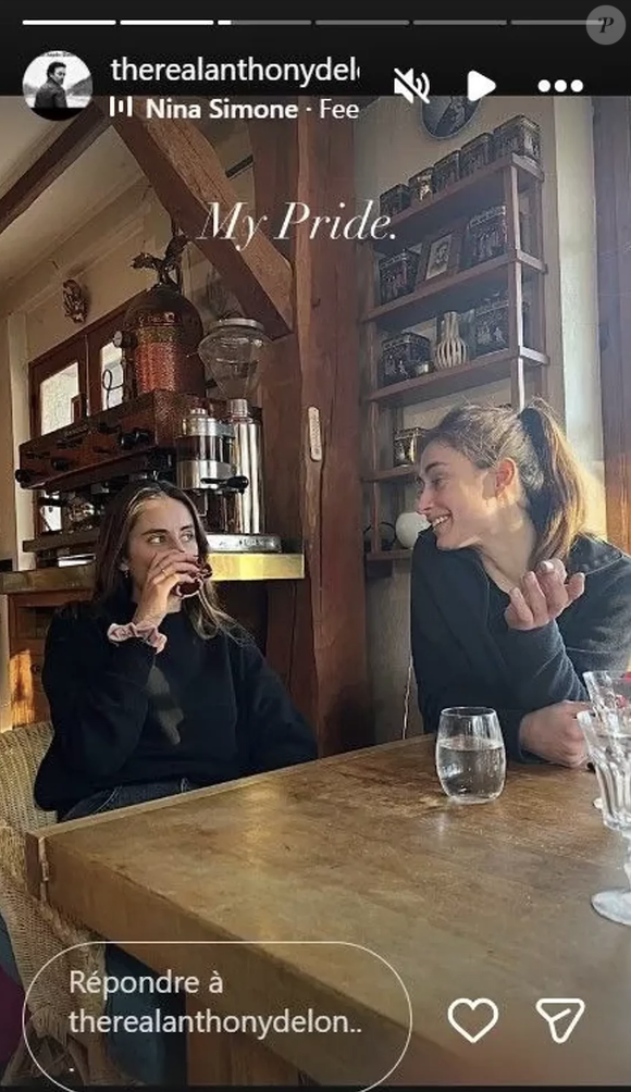 Anthony Delon, story Instagram