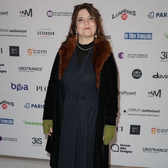 Exclusif - Agnès Jaoui - Photocall de la 30ème Cérémonie des Lumières de la presse internationale au Forum des Images à Paris le 20 janvier 2025. © Coadic Guirec - Marc Ausset-Lacroix / Bestimage
