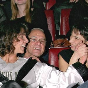 Stéphanie, Michel et Marie Fugain lors du Gala du Ring au Cirque d'Hiver Bouglione à Paris, France, le 8 février 2005. Photo par Jean-Jacques Datchary/ABACA.