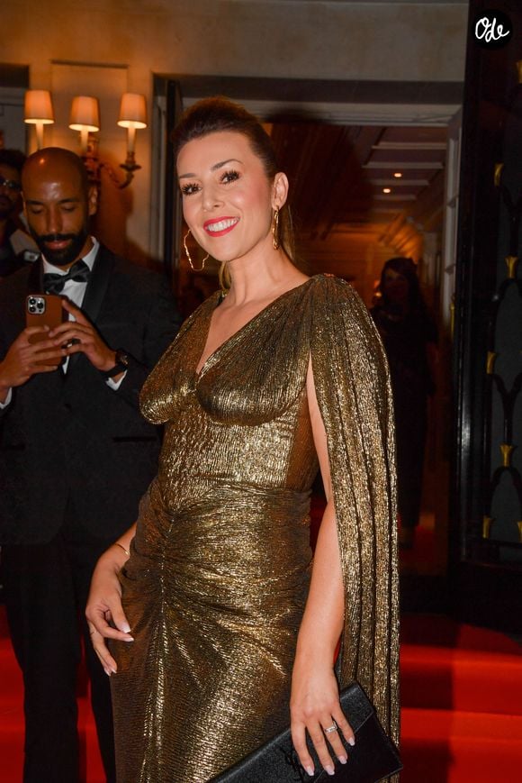 Exclusif - Elodie Villemus - Arrivées à la 11ème édition de la soirée Global Gift Gala à l'hôtel Four Seasons George V à Paris le 30 septembre 2023. © Alexandre Fay / Bestimage