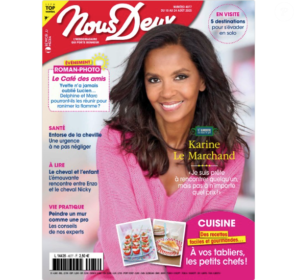 Couverture de "Nous Deux" du 19 août 2025.