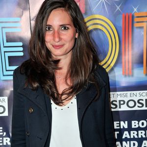 Marie Portolano - Générale de la pièce de théâtre "Rendez-vous en boîte" au théâtre de La Gaîté Montparnasse à Paris, le 7 avril 2014.