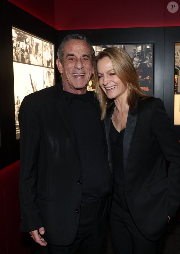 Exclusif - Thierry Ardisson et sa femme Audrey Crespo-Mara - Vernissage de l'exposition "Johnny Hallyday, l'exposition" au Palais des Expositions à Paris. Le 21 décembre 2023
© Dominique Jacovides / Bestimage