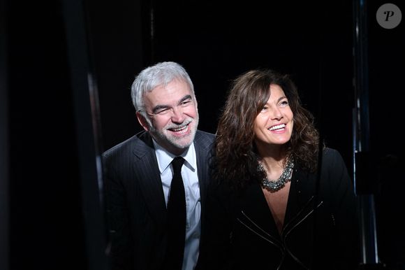 Pascal Praud et sa femme Catherine - Cérémonie de clôture du 7 ème Festival de cinéma et musique de film de La Baule, le 26 juin 2021. RACHID BELLAK / BESTIMAGE