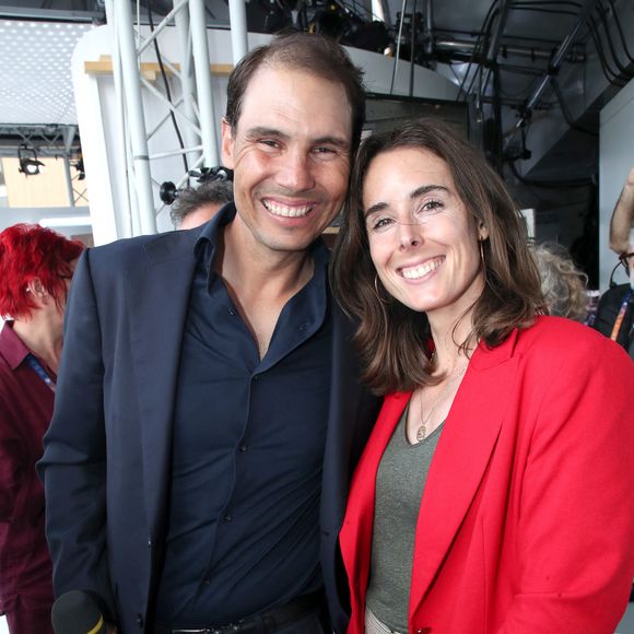 Exclusif - Rafael Nadal et Alizé Cornet - Plateau de France Télévision durant l’Hommage à Rafael Nadal et à ses 14 victoires sur la terre battue de Roland Garros lors des Internationaux de France de Tennis de Roland Garros 2025 - Jour 01 à Paris le 25 Mai 2025. 

© Bertrand Rindoff / Bestimage