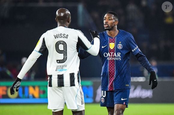 Ousmane Dembele (Paris SG) Yoane Wissa (Newcastle United) - Match de Ligue des Champions entre le Paris Saint-Germain (PSG) contre Newcastle (1-1) au Parc des Princes à Paris le 28 janvier 2026. © Michael Baucher/PsnewZ/Bestimage