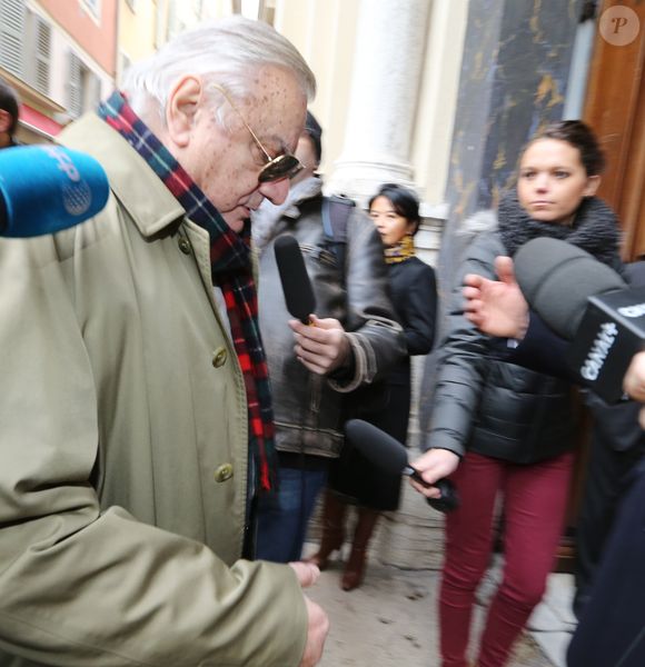 Aldo Maccione - Obseques de Georges Lautner a la cathedrale Sainte-Reparate a Nice, le 30 novembre 2013.

Franz Chavaroche / Nice Matin / Bestimage